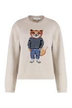 Load image into Gallery viewer, Sweater with round neckline in wool
