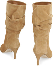 Load image into Gallery viewer, Slouchy suede knee high boots
