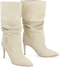 Load image into Gallery viewer, Slouchy suede knee high boots
