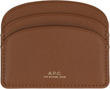 Load image into Gallery viewer, Demi Lune leather card holder
