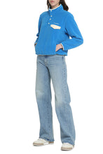 Load image into Gallery viewer, Stand-up collar fleece sweatshirt
