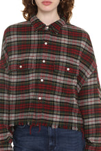 Load image into Gallery viewer, Checked flannel shirt
