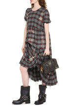 Load image into Gallery viewer, Checked cotton dress
