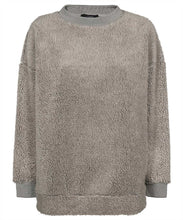 Load image into Gallery viewer, Ribera teddy fabric sweatshirt
