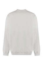 Load image into Gallery viewer, Cotton crew-neck sweatshirt with logo
