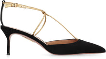 Load image into Gallery viewer, Roman Romance suede slingback pumps
