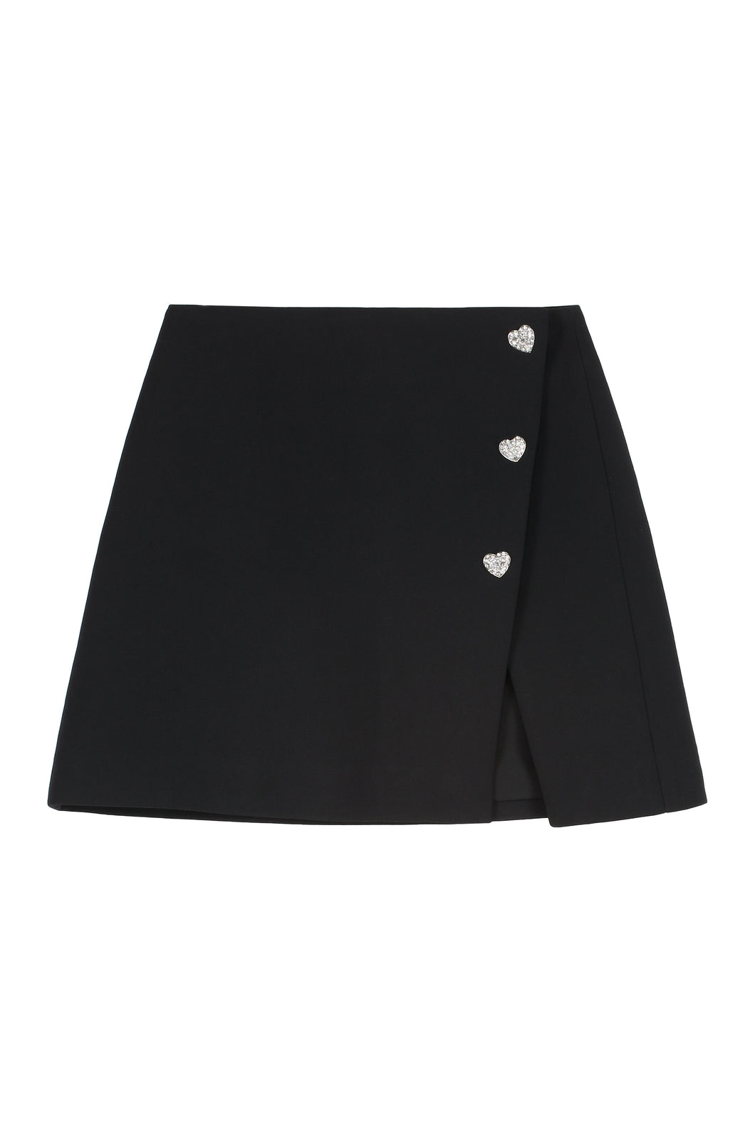 Crepe mini skirt