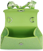 Load image into Gallery viewer, Embellished satin Bow Bag
