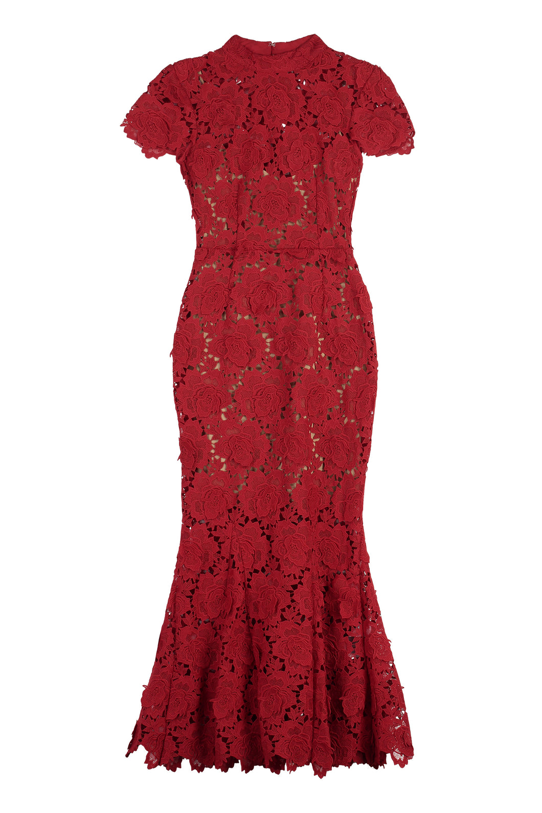 Lace midi dress