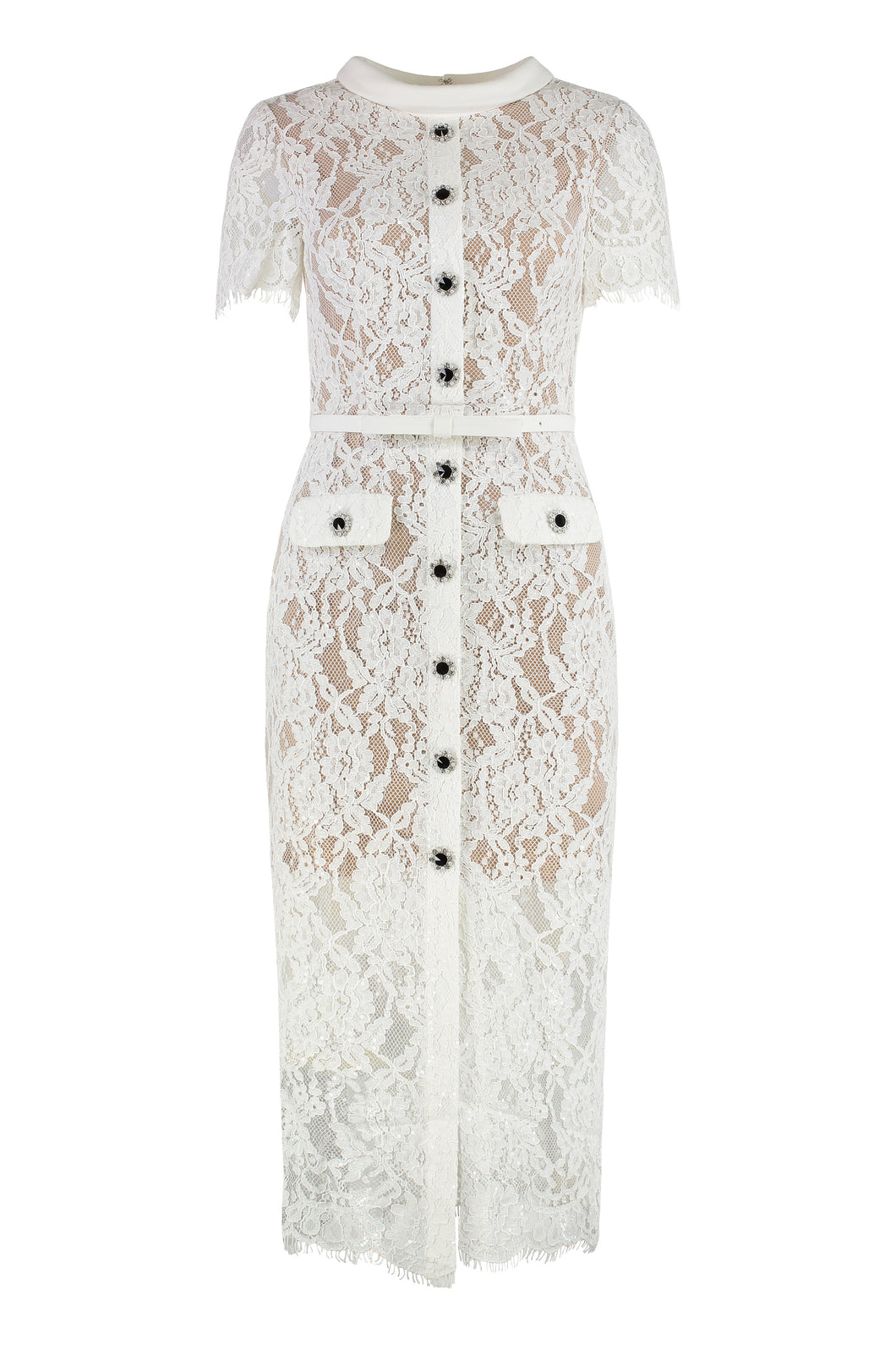 Lace midi dress