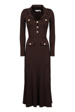 Load image into Gallery viewer, Ribbed knit midi dress
