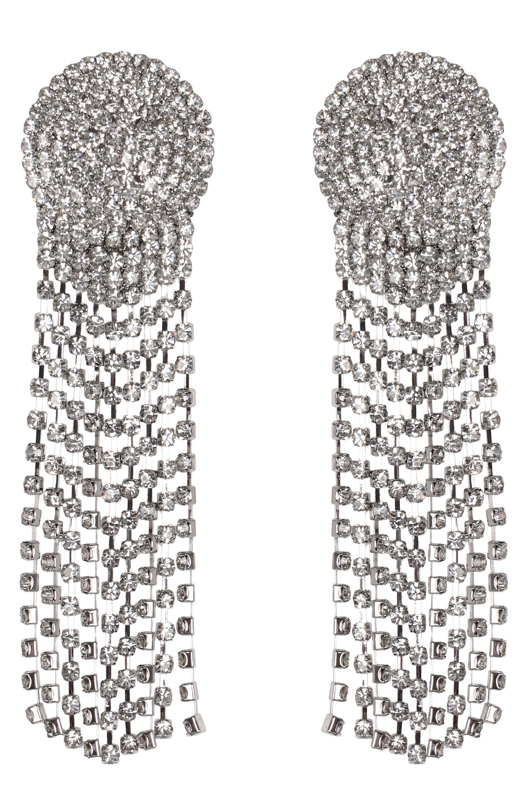 Embellished maxi-earrings