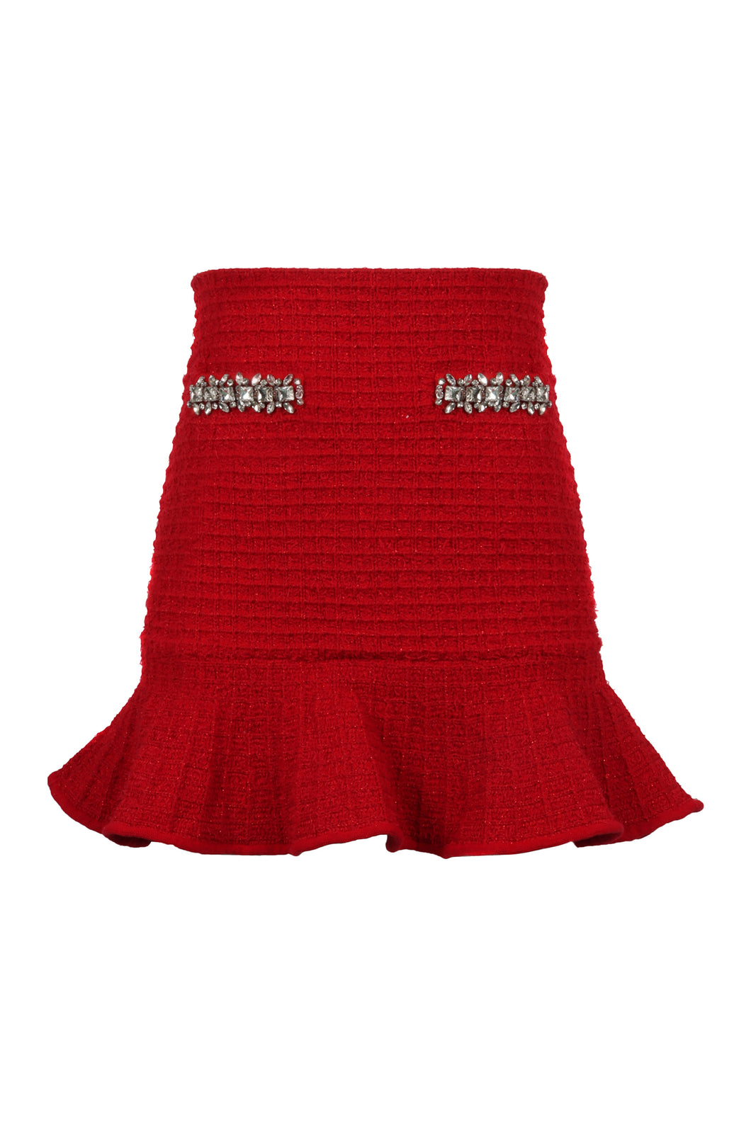 Knitted mini skirt