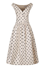 Load image into Gallery viewer, Polka dot midi dress
