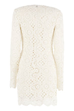 Load image into Gallery viewer, Erna macramé lace mini dress
