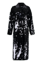 Load image into Gallery viewer, Long jacket with maxi sequins
