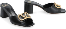 Load image into Gallery viewer, Valentino Garavani - VLogo leather slides with logo
