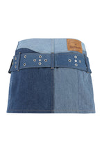 Load image into Gallery viewer, Denim mini skirt
