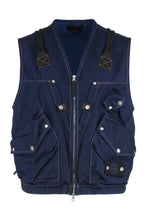 Load image into Gallery viewer, Denim Research - Utility gilet in denim
