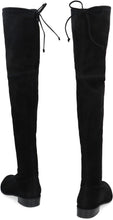 Load image into Gallery viewer, Lowland Stretch suede over the knee boots
