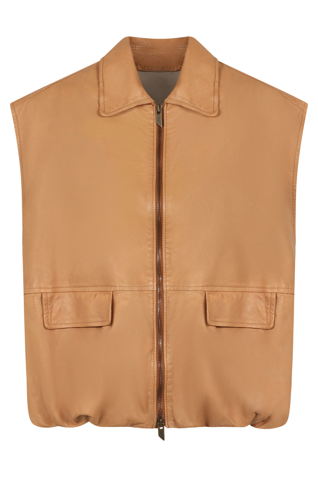 Leather vest
