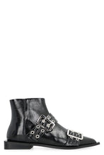 Load image into Gallery viewer, Faux leather ankle boots
