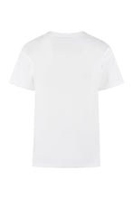 Load image into Gallery viewer, Embroidered cotton T-shirt
