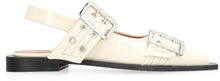 Load image into Gallery viewer, Feminine Buckle eco-leather slingback
