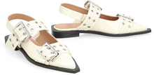 Load image into Gallery viewer, Feminine Buckle eco-leather slingback
