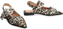 Load image into Gallery viewer, Feminine Fabric slingback pumps
