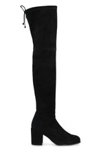 Load image into Gallery viewer, Tieland stretch suede over the knee boots
