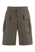 Load image into Gallery viewer, Cotton cargo bermuda shorts
