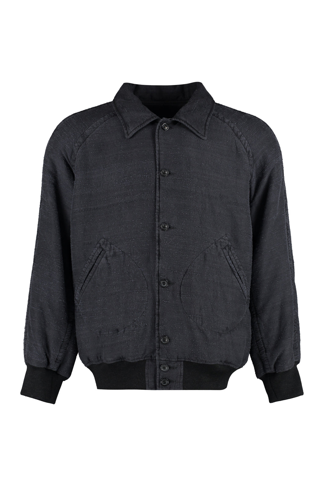 Silk bomber jacket