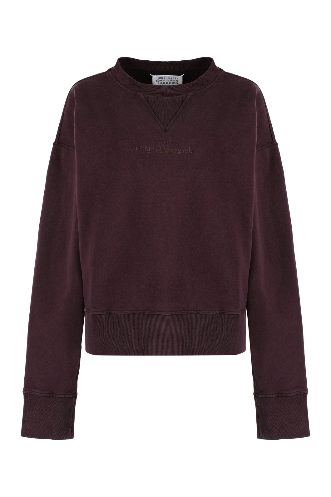 Logo detail cotton sweatshirt