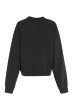 Load image into Gallery viewer, Cotton crew-neck sweatshirt with logo
