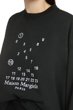 Load image into Gallery viewer, Cotton crew-neck sweatshirt with logo
