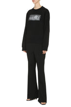 Load image into Gallery viewer, Cotton crew-neck sweatshirt with logo
