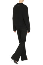 Load image into Gallery viewer, Cotton crew-neck sweatshirt with logo
