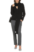 Load image into Gallery viewer, Scarf-detail wool-blend cardigan
