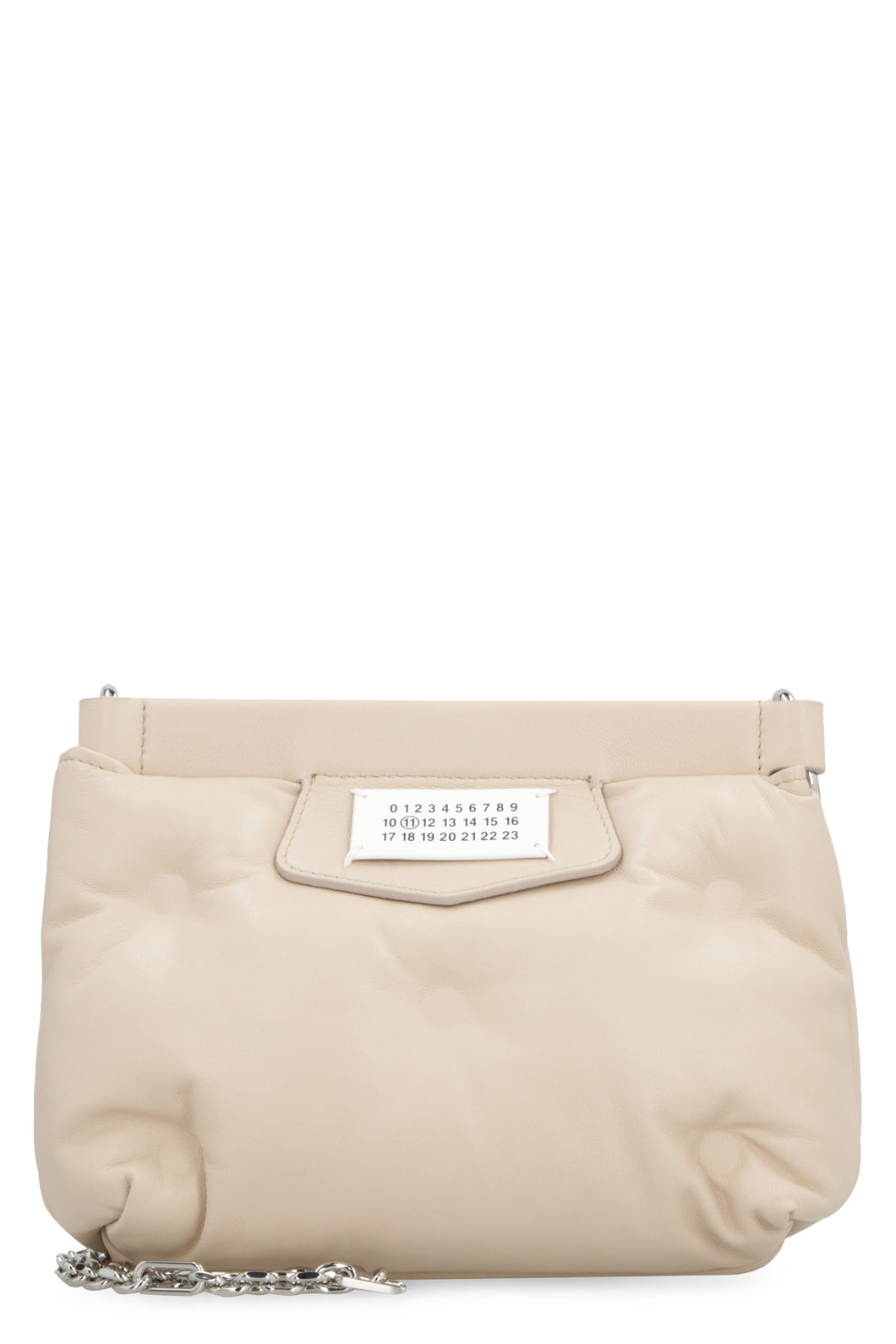 Glam Slam leather clutch
