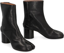 Load image into Gallery viewer, Tabi leather ankle boots
