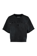 Load image into Gallery viewer, Logo detail cotton sweatshirt
