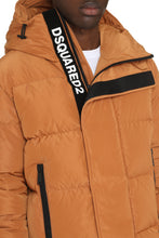 Load image into Gallery viewer, Camo hooded techno fabric down jacket
