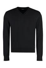 Load image into Gallery viewer, Cotton V-neck sweater
