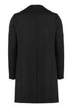 Load image into Gallery viewer, Wool blend double-breasted coat
