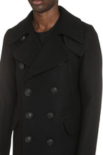 Load image into Gallery viewer, Wool blend double-breasted coat
