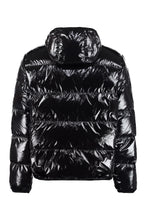 Load image into Gallery viewer, Hooded full-zip down jacket
