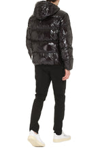 Load image into Gallery viewer, Hooded full-zip down jacket
