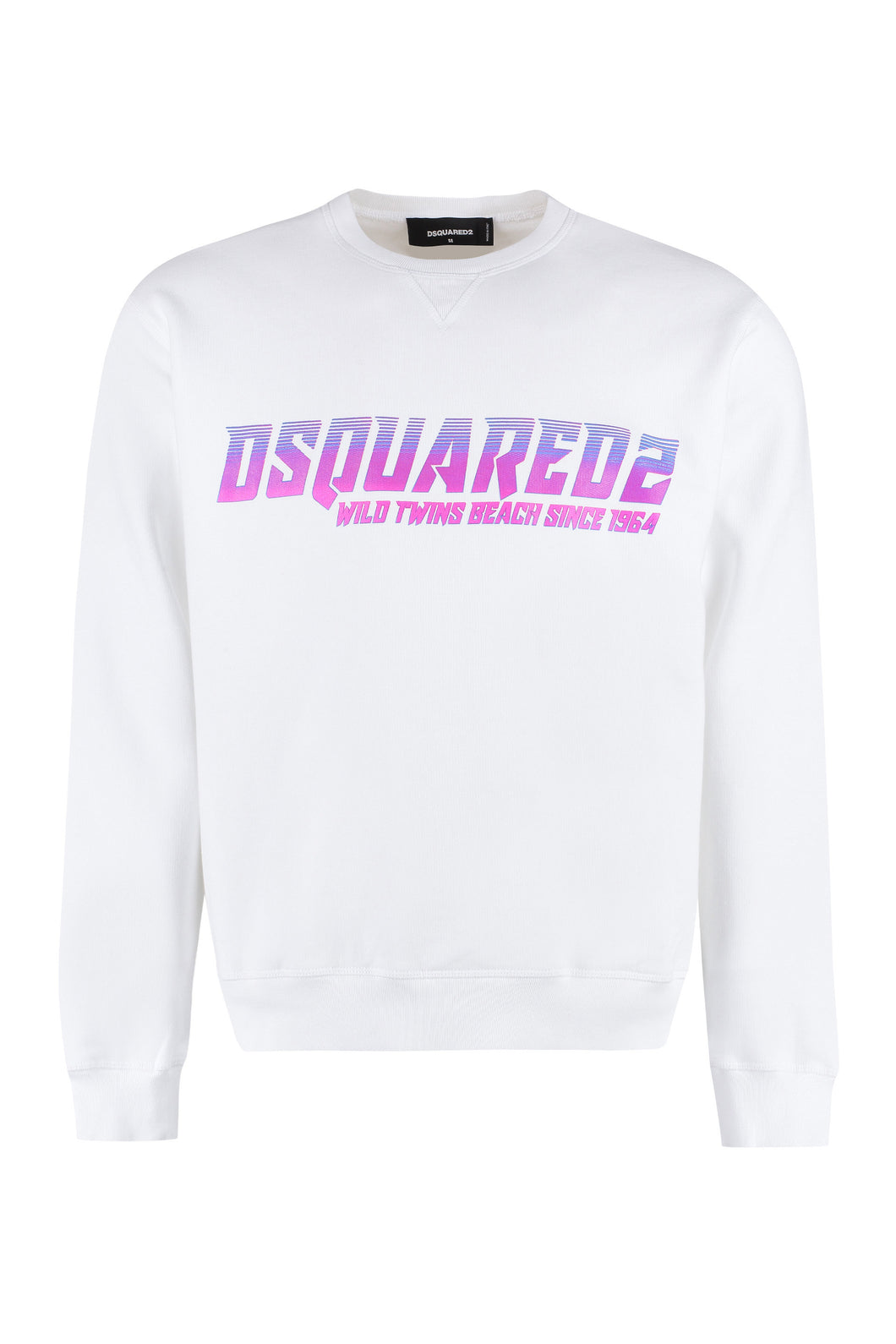 Cotton crew-neck sweatshirt