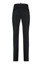 Load image into Gallery viewer, Wool-blend taylored cigarette trousers
